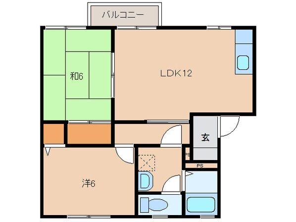 西新発田駅 徒歩15分 1階の物件間取画像